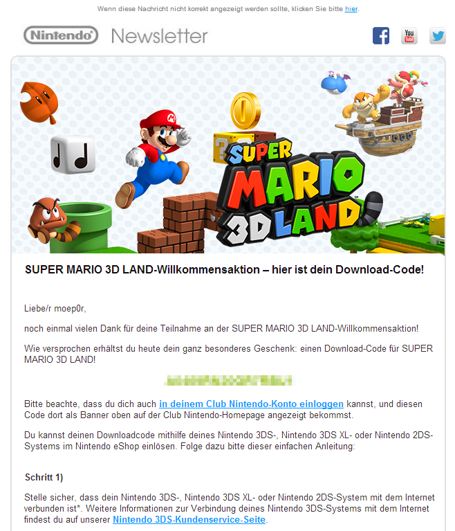 Super Mario 3d Land 3ds Code For Free1066696